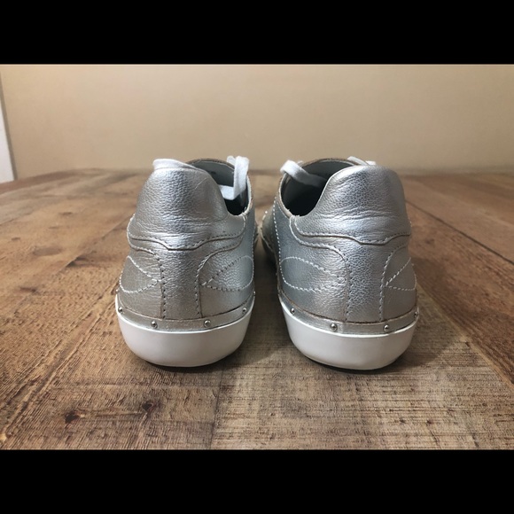 REBECCA MINKOFF  Leather Silver Fashion Shoes 7.5 - Picture 4 of 10